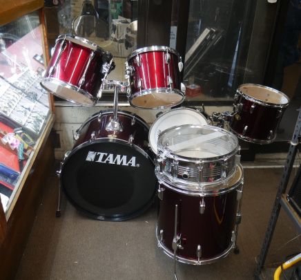 TAMA 8 PIECES DRUM SET SWING STAR PRE OWNED TESTED 866028-1 