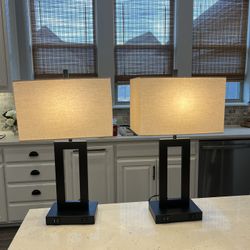 Brand New Set of Touch Control Table Lamps
