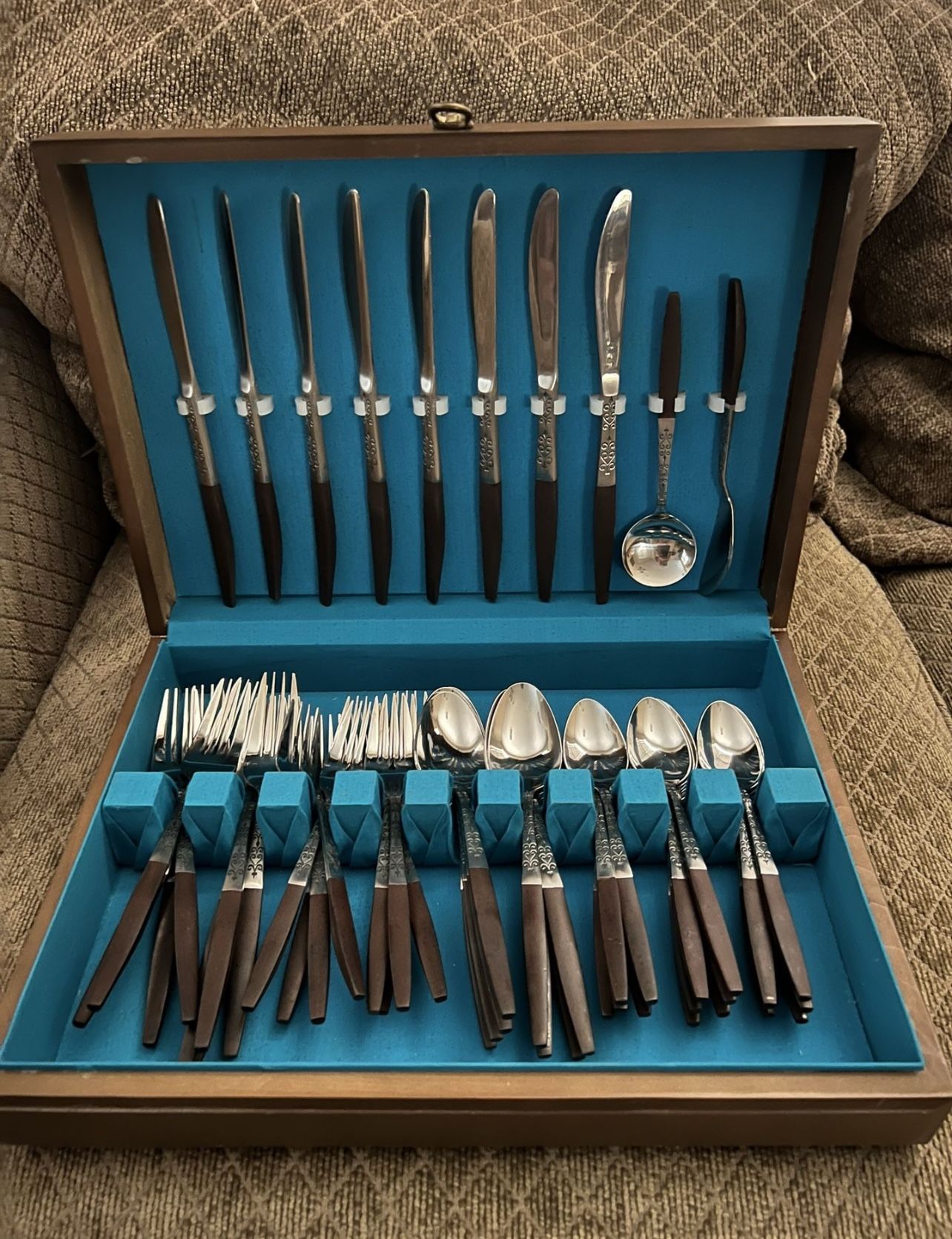 Vintage INTERPUR INR2 50Pc Flatware Set Japan