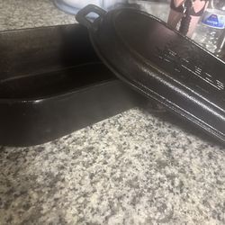 Broil pot for oven cast-iron with lid