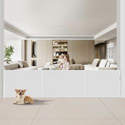 200”X 48”tall Retractable Baby Gates Extra Wide For Sale $64.00 50%+ OFF Retail $129.99 NEW IN BOX