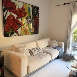 Beautiful Sofa - Fabric Upholstery/ Foam 