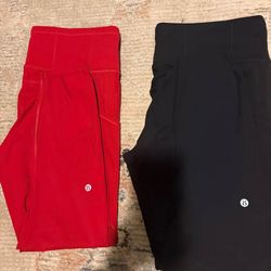 Leggings deportivos de lululemon en talla 16