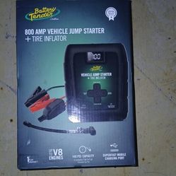 Battery Jumper 800 AMP Vehicle Jump + Tire Inflator