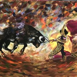 Original oil painting on canvas