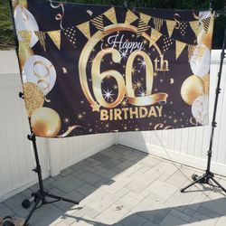 60th birthday banner 