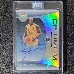 🔥/10 on card Auto Shaquille O'Neal 2024-25 Eminence Optimum Diamond Clean! 💜💛
