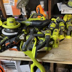 Ryobi Drills Sawzals Buffers Blowers 