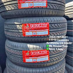 225/60/18 Fullrun Set of Tires Installed and Balanced Set de Llantas Nuevas Instaladas y Balanceadas
