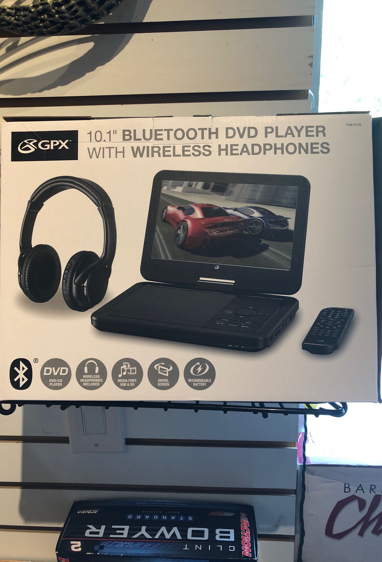 New in box 10.1 Bluetooth DVD player