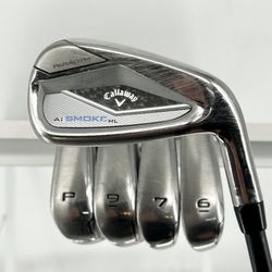 Callaway Paradym Ai Smoke HL Iron Set 6-PW - Cypher Forty  40g R Flex - Winn DriTac Standard Grip