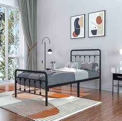 Metal Twin Bed Set