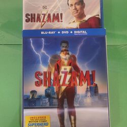 DC Comics Shazam! (Blu-ray & DVD 2019) Lenticular Slipcase STILL SEALED & NEW!