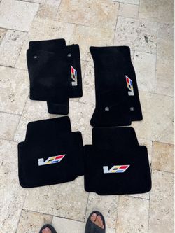 2016 Cadillac CTSV OEM cloth mats
