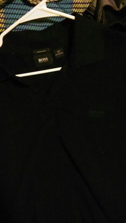 Black hugo boss polo xl 100%authentic
