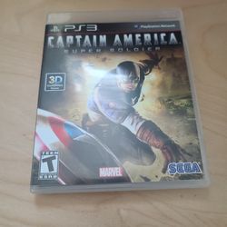Playstation 3 Game Captain America Super Soldier 