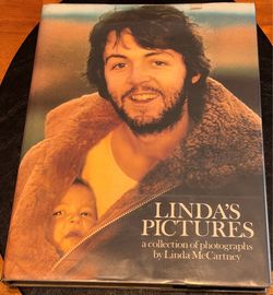 Paul McCartney "Linda's Pictures" 1976 original hardback book in Amazing condition.