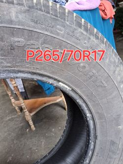 Tires P265 /70R17