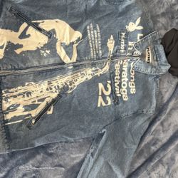Playboy Men’s Jean Jacket Large Vintage 
