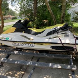 2007 SeaDoo GTI SE155 With Tandem Trailer