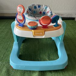 Used Safety 1st Ready, Set, Walk! DX Developmental Walker, Spotlight Teal