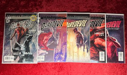 Daredevil #41-45 Lowlife Complete Set Marvel Knights Bendis Maleev VF/NM Comic