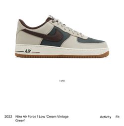 2023 Nike Air Force 1 Low 'Cream Vintage Green' 11.5 M