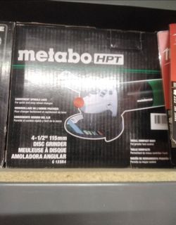 METABO 4 1/2" DISC GRINDER