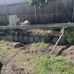 36 foundation with straps other assorted bricks