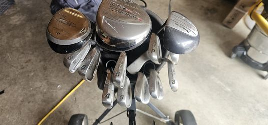 Golf Set, Adams Irons, And Some Mix Drivers