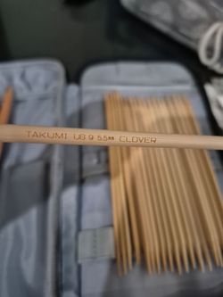 Clover Takumi Bamboo Knitting Needle Set
