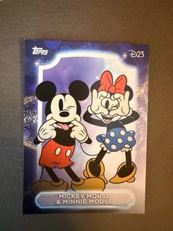 exclusive Topps Disney D23 Mickey and Minnie Mouse