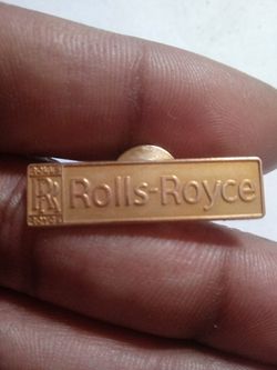 10k rolls royce tie tack w chain