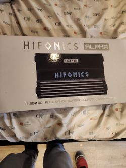 New Hifonics Alpa 1200x4 Is 160 And 800x4 Is 