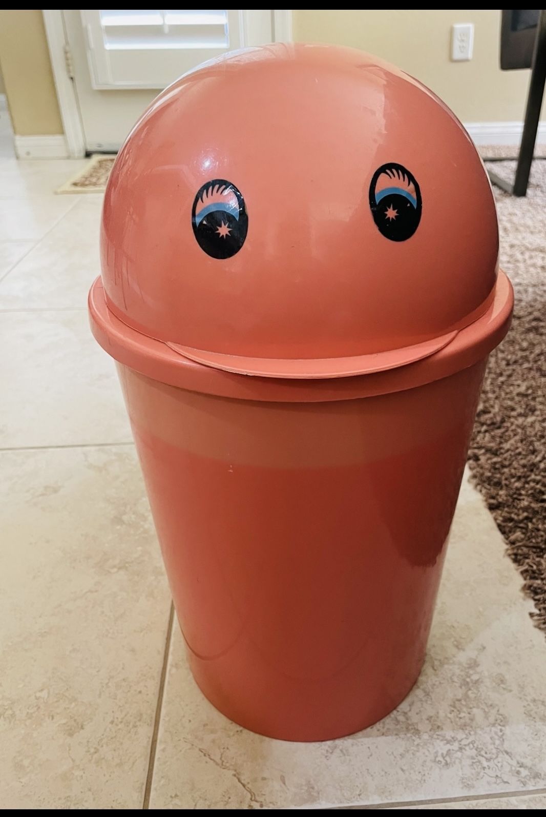 Trashcan And Brush Holder 