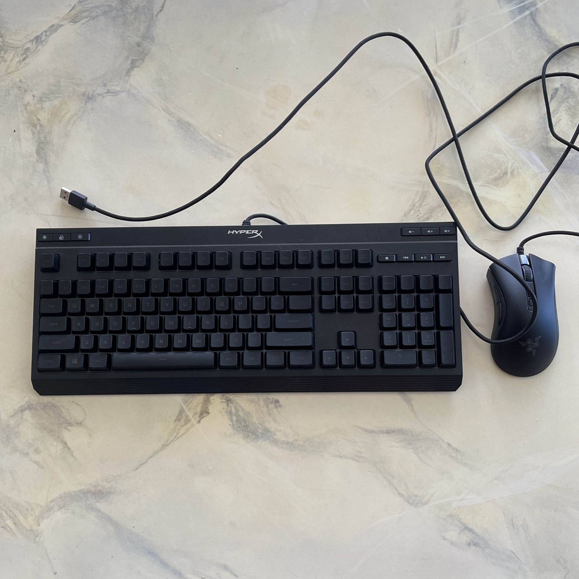 gaming keyboard and mouse