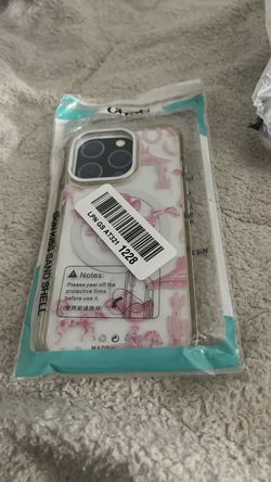 iPhone 15 Case with MagSafe Pink Pattern