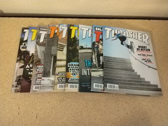 THRASHER Skateboard Magazine Lot 2017 Issues