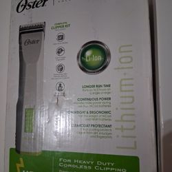 New Oster Lithium Clippers 