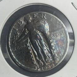 1930 Silver Toned Standing Liberty Quarter
