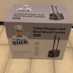Toilet brush and plunger