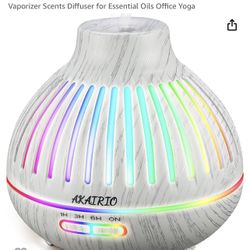 Aromatherapy Diffusers for Essential Oils Large Room, Essential Oil Diffusers for Home with Light Waterless Diffuser Auto Shut-Off, Air Vaporizer Scen