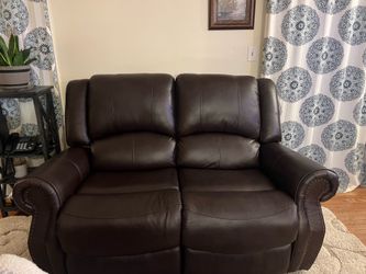 Leather couch