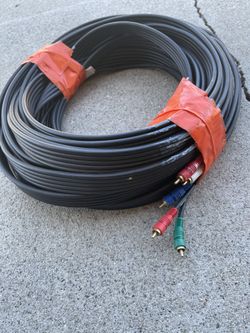 50 Ft component Audio and Video Cable For HDTV