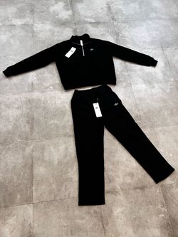 Alo Yoga Black Tracksuit Set with Tags