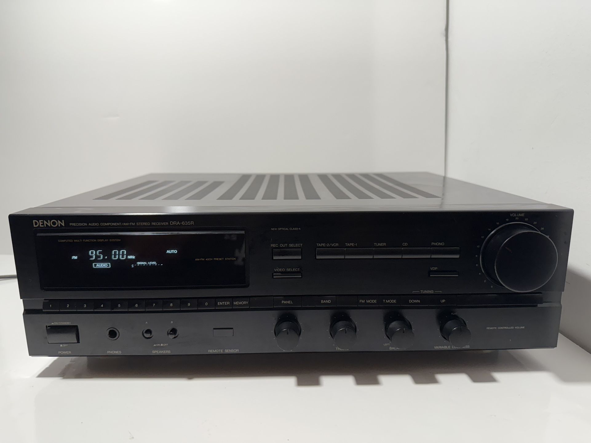 Denon DRA-635R Precision Audio AM-FM Stereo Receiver  Tested/Works