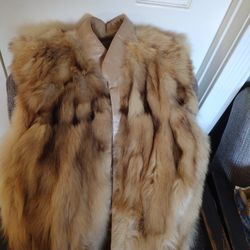 Vintage Rudolph Valentina Genuine Fur Vest