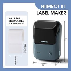 Label Makers, 2 Inch Bluetooth Label Maker Auto Identification Portable Label Printer