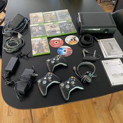 XBOX 360- Excellent Condition 3 Controllers/Games