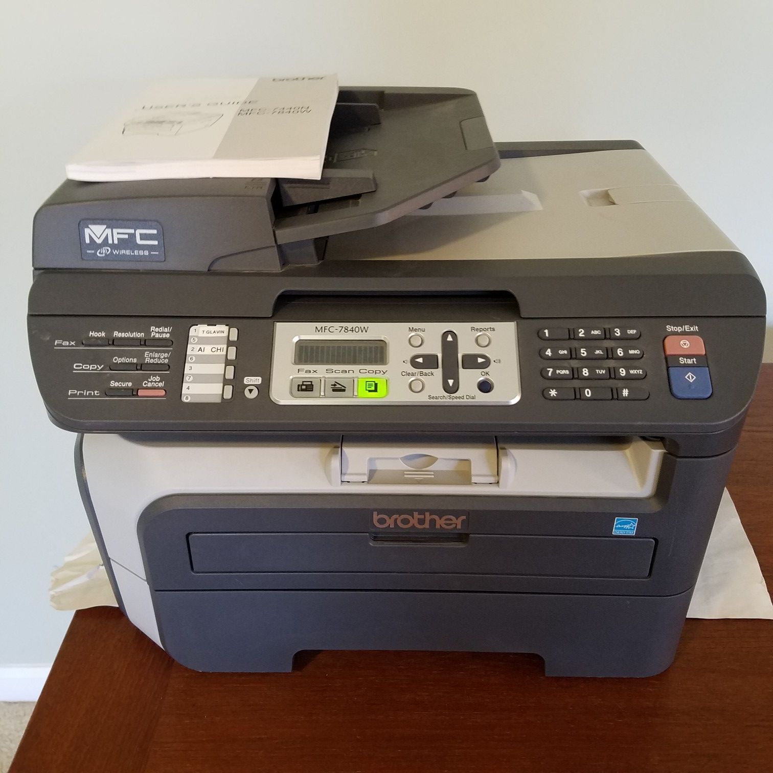 Brother MFC-7840W Wireless All in One Laser Printer